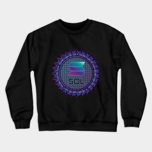 SOLANA Crypto SOL Coin Gift Crewneck Sweatshirt